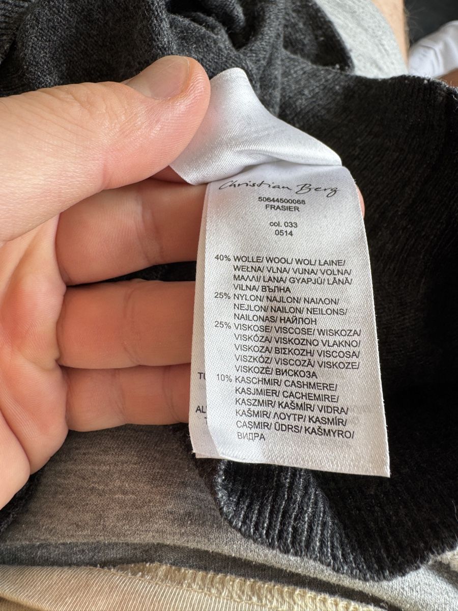 Pullover & Sweatshirts: CHRISTIAN BERG Strickpullover, Grau M - Top Zustand! – Gebraucht aus Zürich von rom_nz7y 2