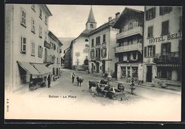 Salvan, La Place, Hotel, Maison et Commu