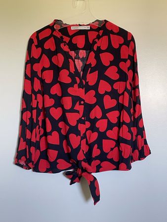 Chemisier Oasis à motifs cœurs, taille 36
