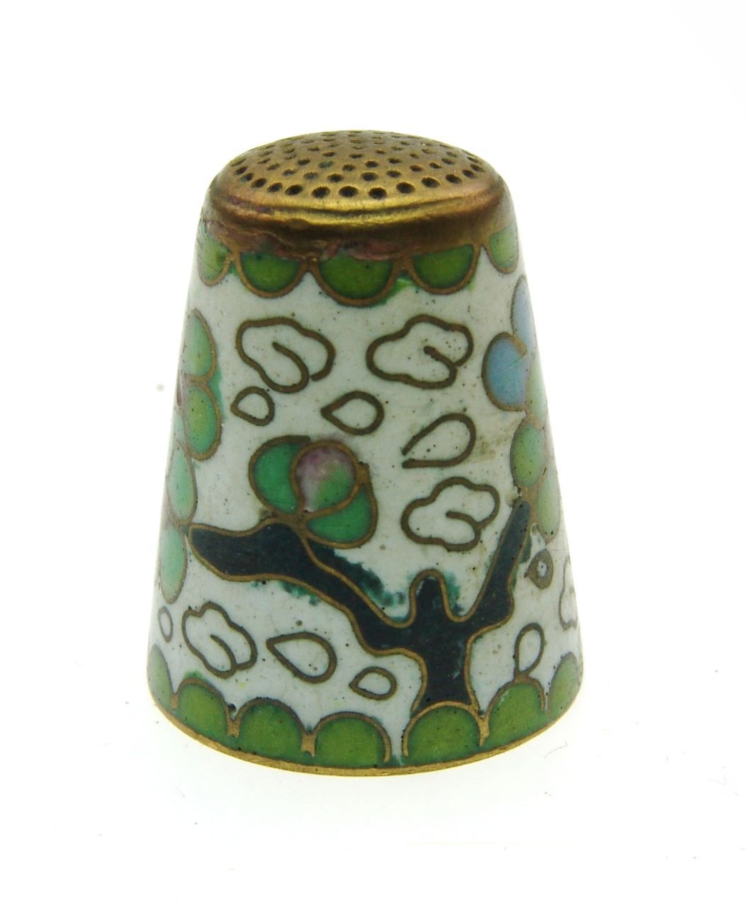 Ditali: Fingerhut mit Blumenmotiv (3) – Usato da Langenthal venduto da Sherkaan 1