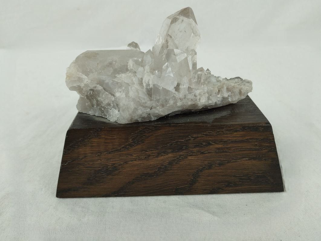 Mineralien & Heilsteine: Bergkristall "Herzliche Gratulation" – Gebraucht aus Schübelbach von Restwert_Schubelbach 2