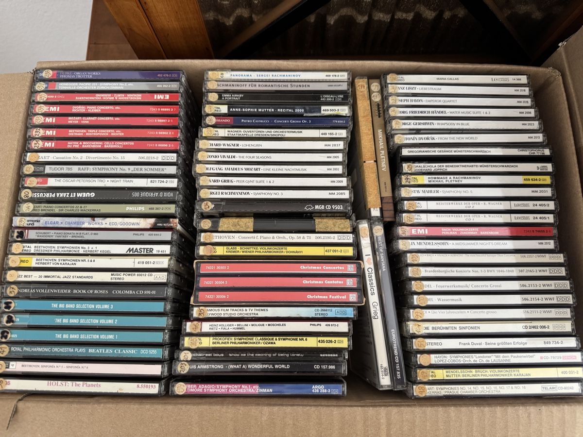 CD: Grosse CD Sammlung: Klassik, Jazz & Weiteres - Über 200 CDs – Usato da Zürich venduto da pilatus777 1