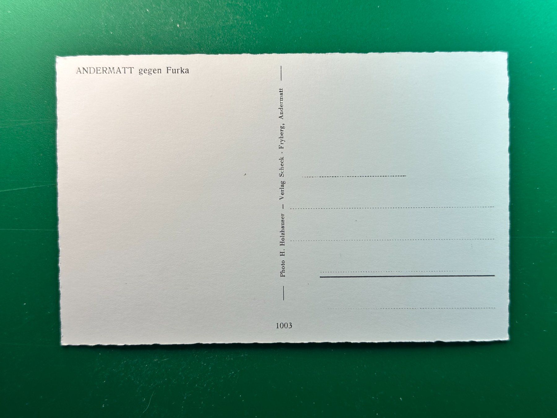 Cartoline postali: Andermatt gegen Furka – Usato da Steg VS venduto da danwer74 1