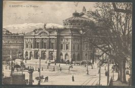 Carte P de 1914 ( Genève / Le Théâtre )