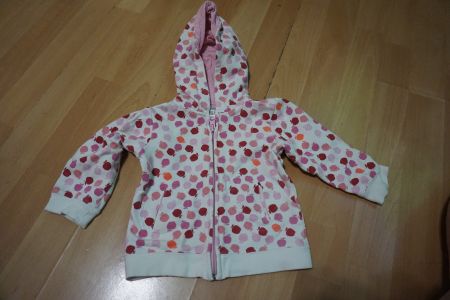 Kinder Kapuzenjacke Zara Baby Apfelmuster Gr. 78