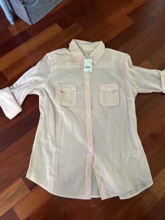 J.Crew Bluse 100% Baumwolle zartrosa Neu 8