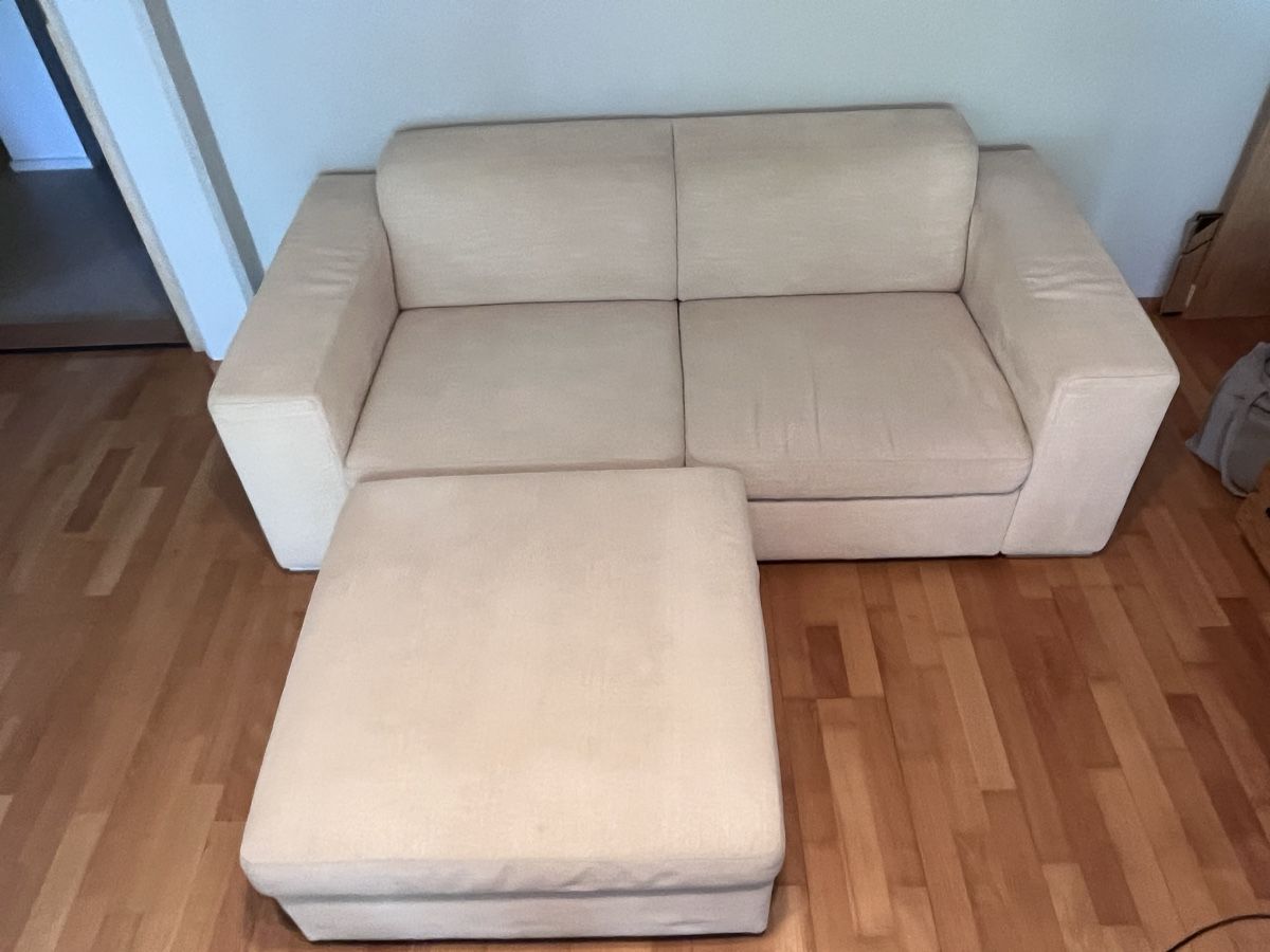 Divani: Sofa mit Hocker (Stoff, Ewald Schillig) – Usato da Frauenfeld venduto da S0270115 1