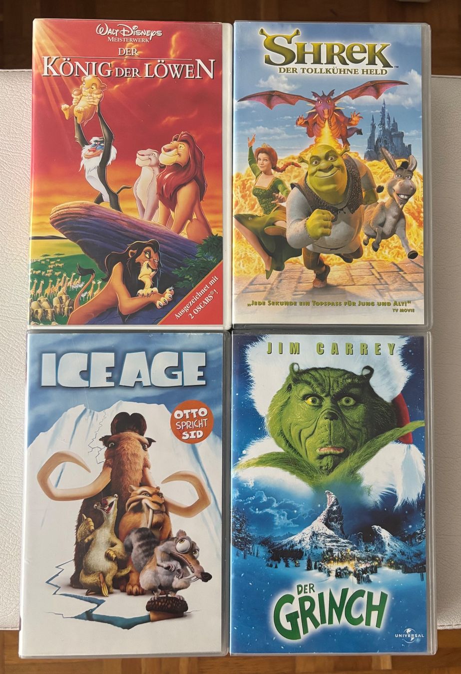 Alle VHS: Video - Kassetten / 4 Stk. – Gebraucht aus Buchs AG von Roger-iO
