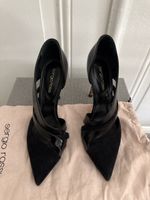 Sergio Rossi Pumps black leather suede size 37