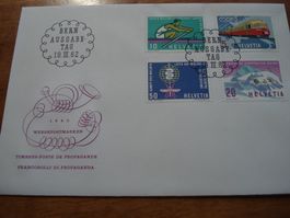 FDC Sondermarken 1962, ungelaufen