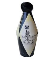 Art Deco Vase 1957 Weihnachten, Signierte Blumenwase