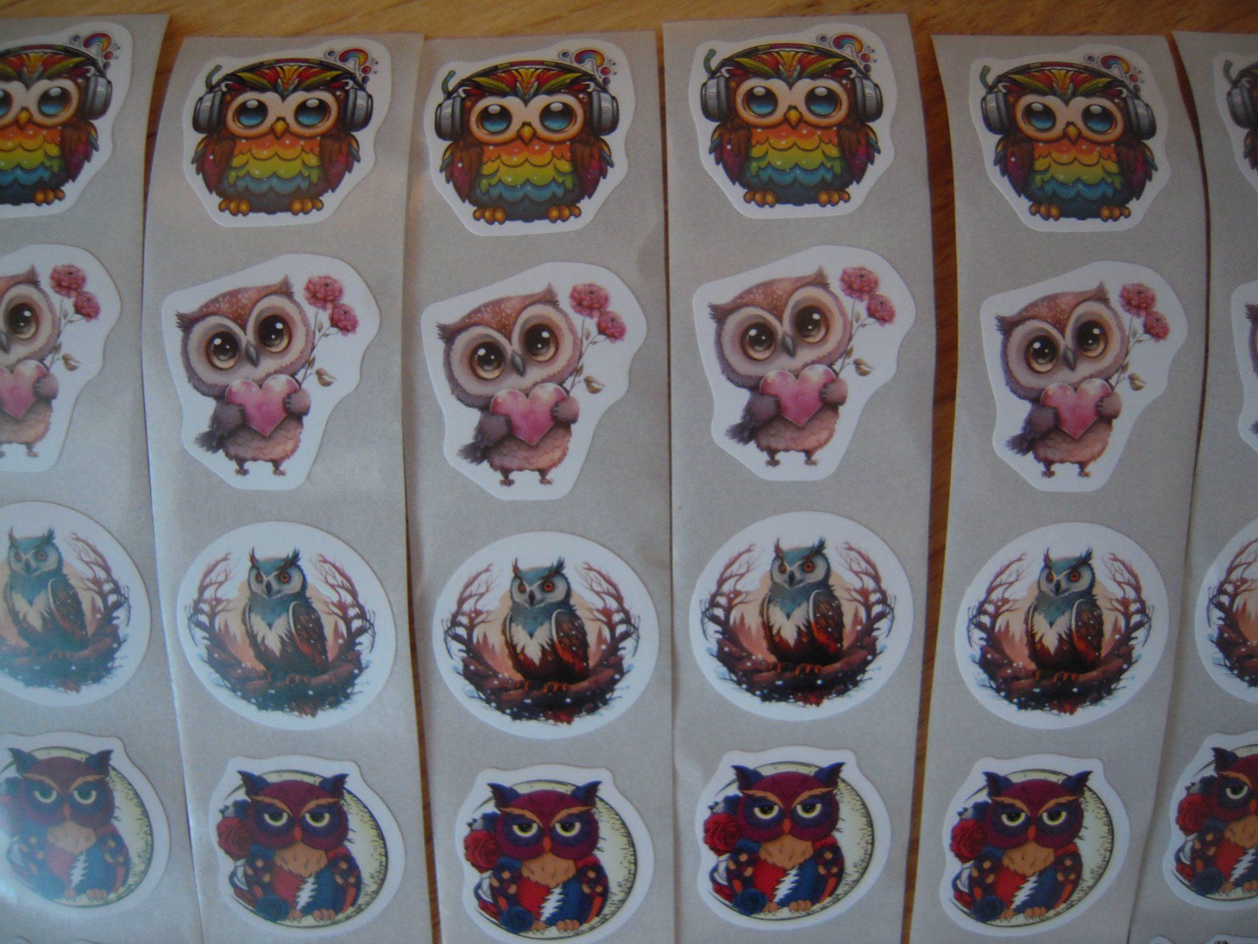 Sticker: 100 Neue Eulen Sticker (Aufkleber) – Nuovo e nell'imballaggio originale da Uzwil venduto da visions77 4