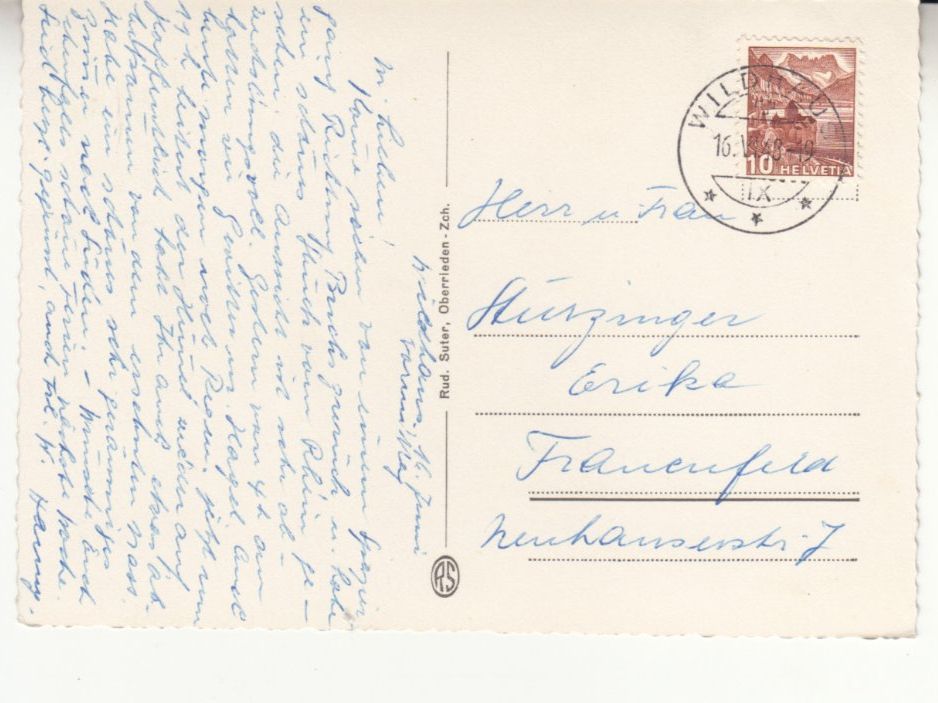 Cartes postales: Älpli Obertoggenburg 1948 – D'occasion à Bürglen TG par StampGraf 1