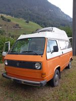 VW T2 Bus Camper orange/weiss Zustand gebraucht