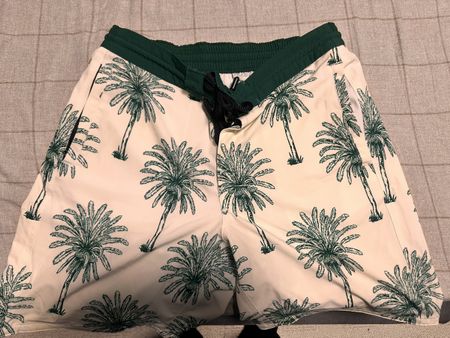 MC2 Saint Barth Palm Print Swim Shorts - Size L 🌴☀️😎