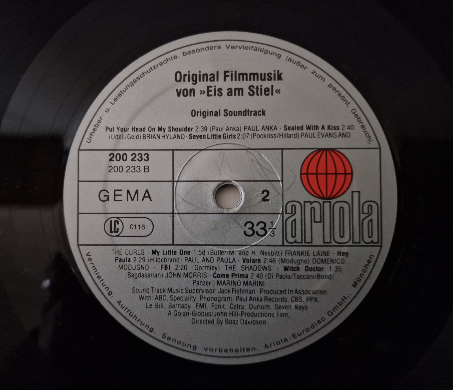 Dischi in vinile: Various LP – Eis Am Stiel - Original Soundtrack – Usato da Root venduto da atelier22 2