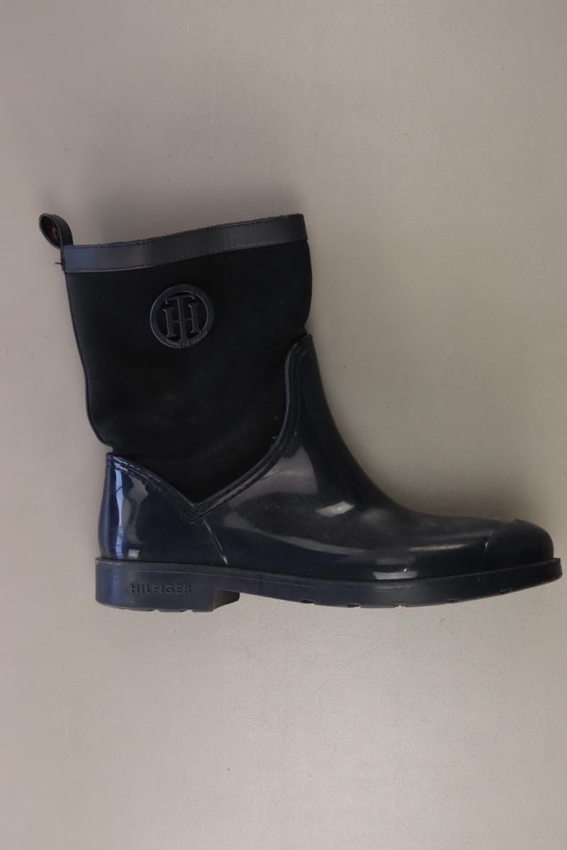 Damenschuhe: Tommy Hilfiger Absatzstiefel Gr. 39 blau – Gebraucht aus Neustadt an der Waldnaab von SecondLifeFashion
