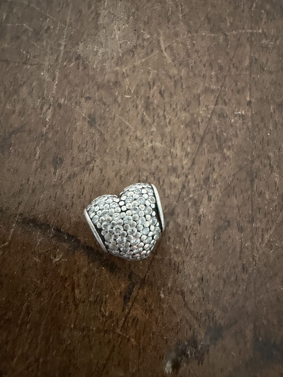 Ciondoli: Pandora charm argento cuore pavé – Usato da Andermatt venduto da DCC_70 1