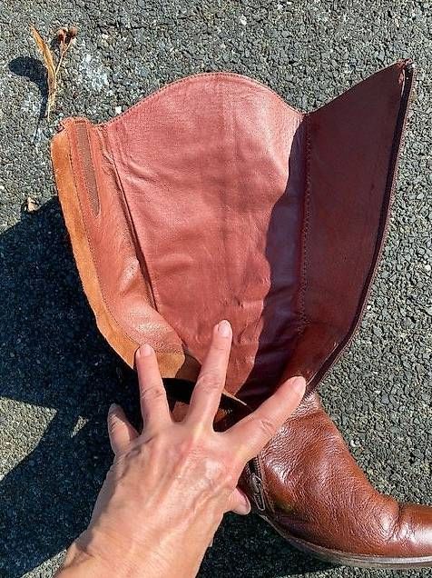 Damenschuhe: Lederstiefel, Grösse 38 – Gebraucht aus Effingen von Randb 3