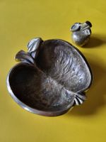 Bronze aschenbecher willy steinlin kunst design 70er guss