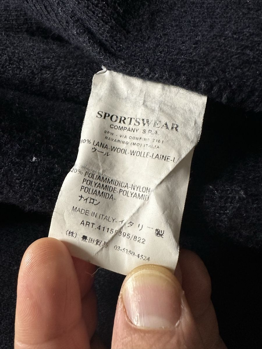 Stone Island Maglioni & Felpe: Stone Island Wool Knit Jumper - Size Medium - Navy – Usato da Muri b. Bern venduto da nap_br62 4