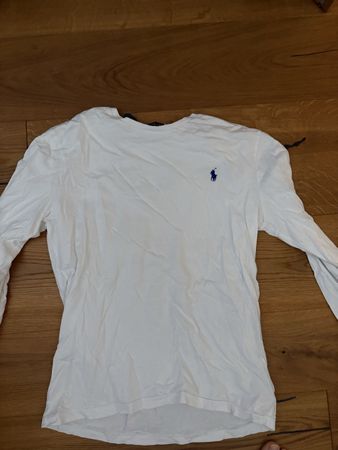 Polo Ralph Lauren Langarmshirt weiss Grösse M guter Zustand