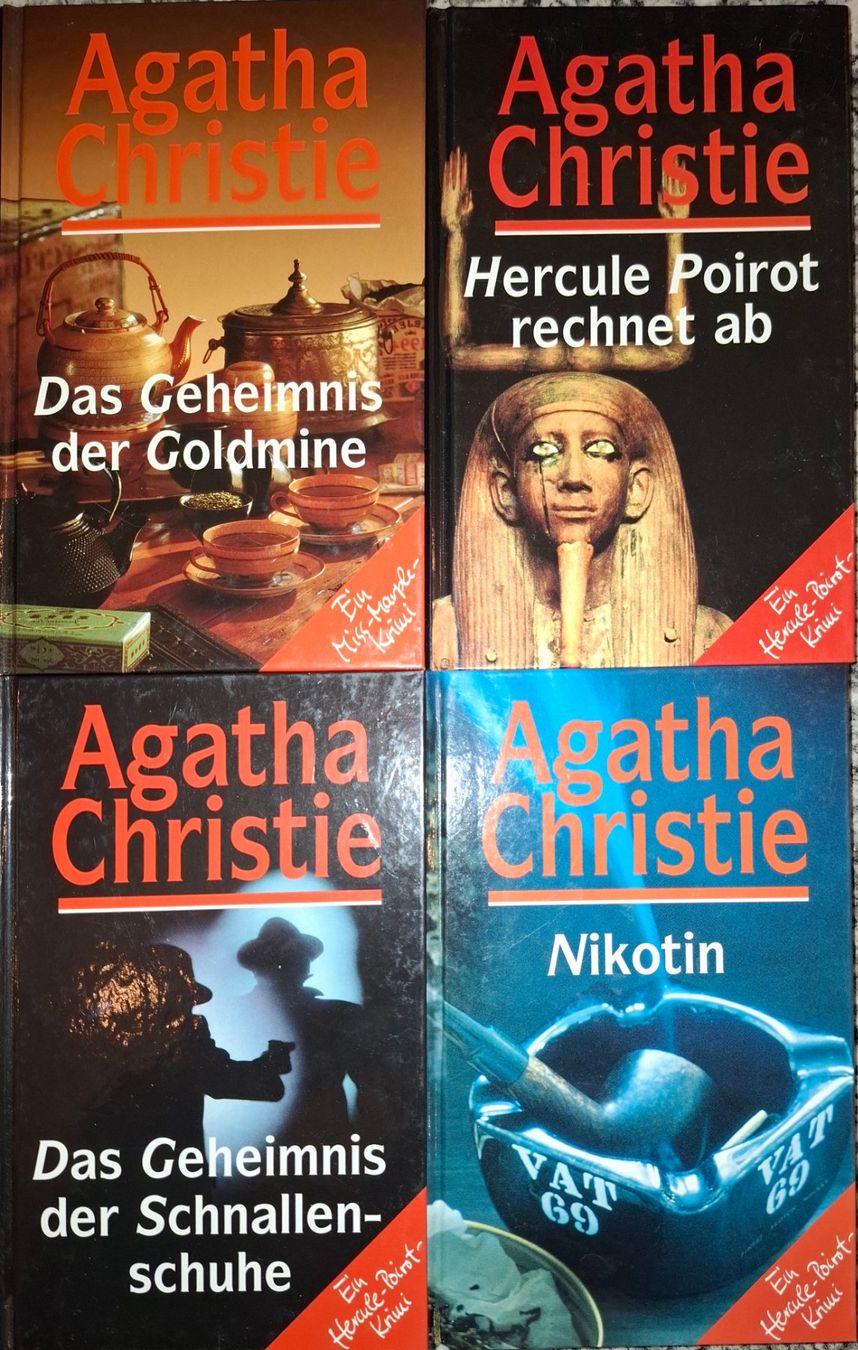 Libri: 4x Agatha Christie Krimis – Usato da Winterthur venduto da rahelmedeaL