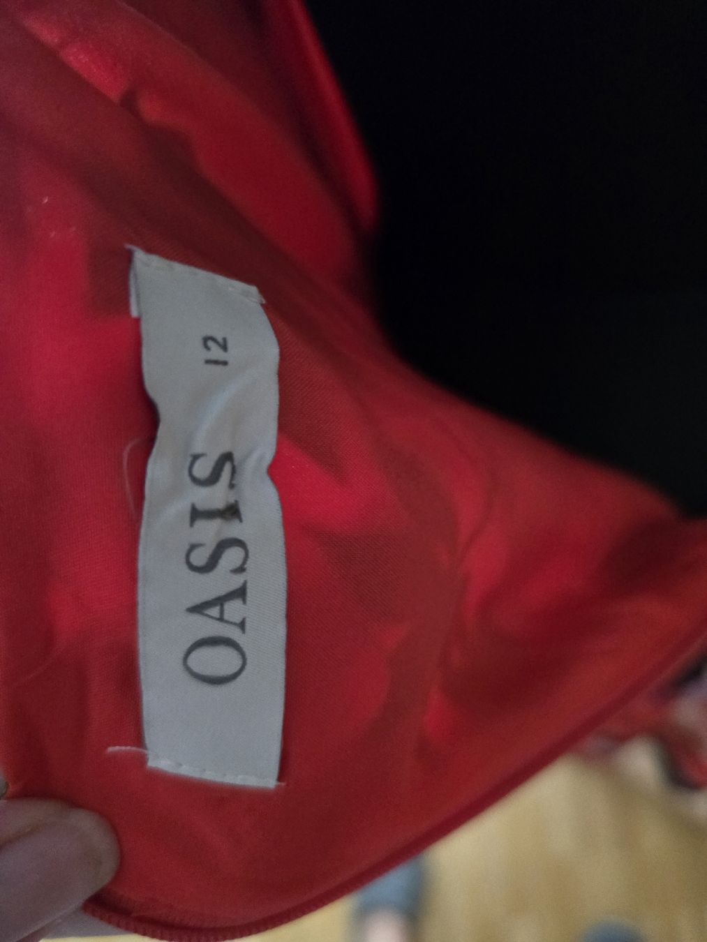Vestiti: Rotes Kleid mit Blumenmuster UK Gr. 12 – Usato da Zürich venduto da ale_bg2x 6