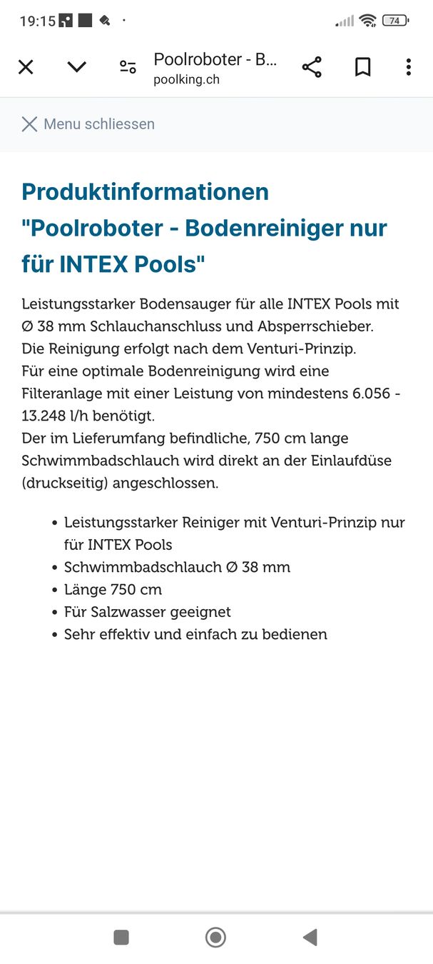 Intex Accessori per Piscine: Intex poolsauger – Usato da Bichelsee venduto da Andi790 2