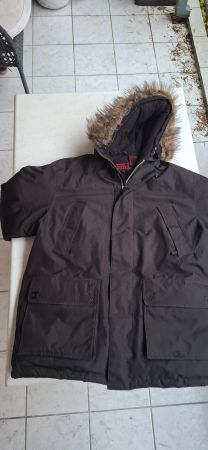 Warm Winterjacke mit Kapuze