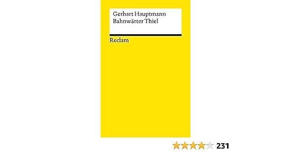 Bücher: Bahnwärter Thiel, Gerhart Hauptmann – Gebraucht aus Murten von leonie_tutti