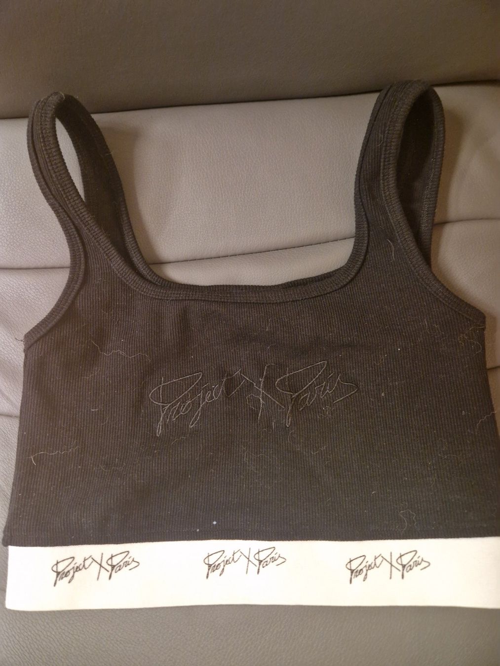 Top: Brassière noire project x Paris taille S – Nuovo (secondo la descrizione) da Versoix venduto da aline_b
