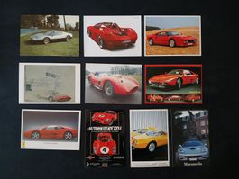 10x Postkarten; Ferrari