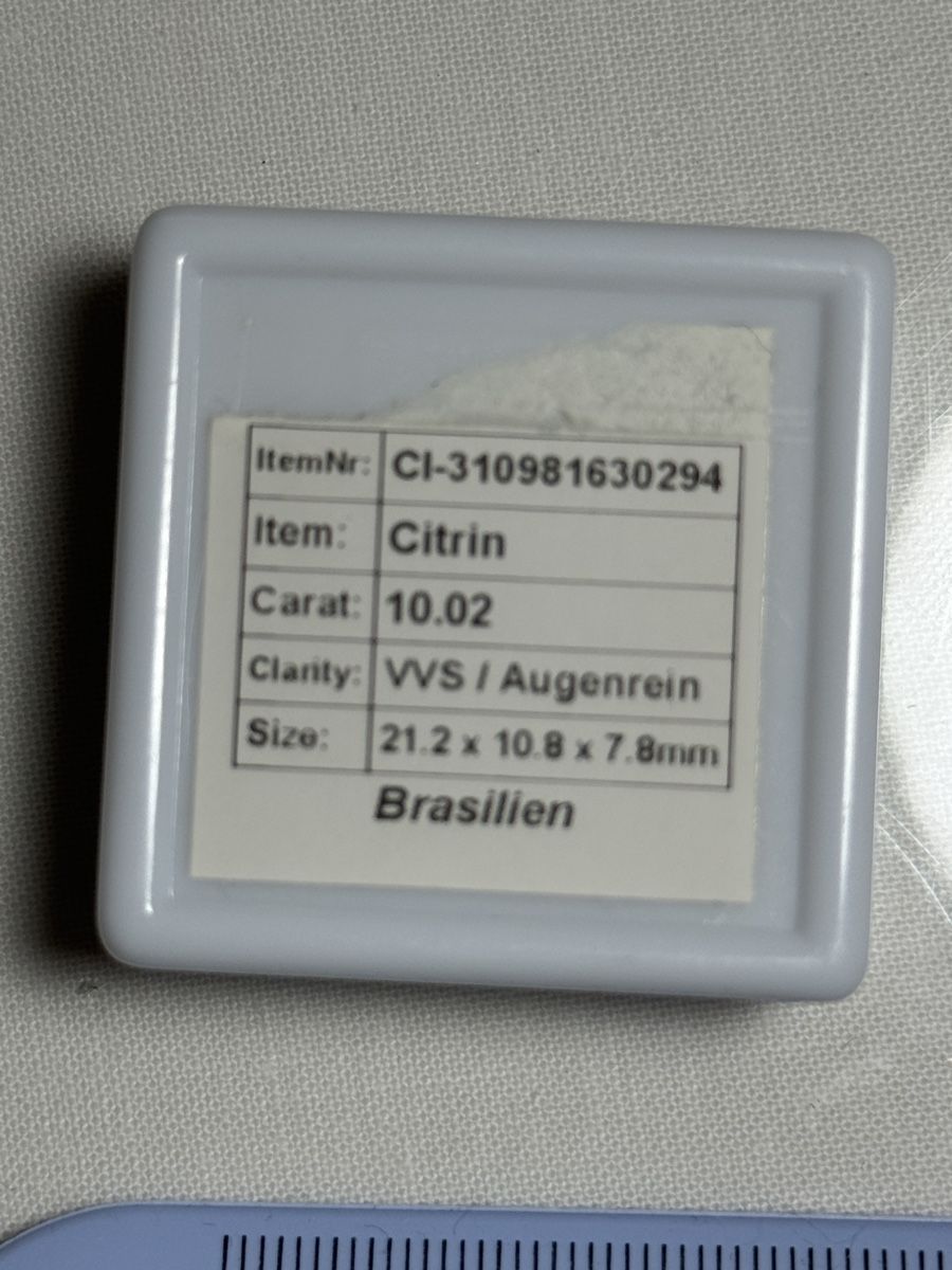 Edelsteine: Edelstein: Citrin aus Brasilien – Neu und originalverpackt aus Muttenz von einfach-schoen 2