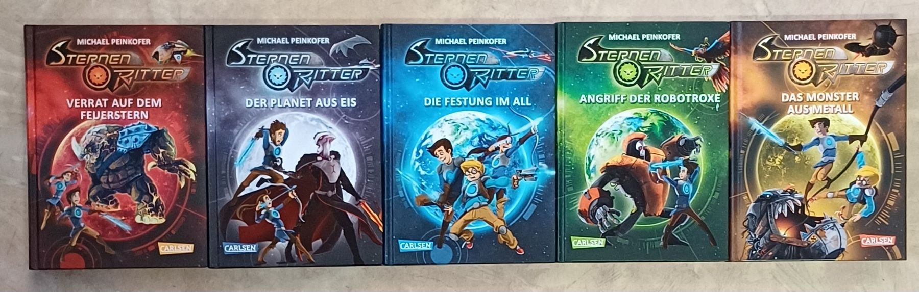 Libri: 5 Bpcher Sternenritter von Michael Peinkofer – Usato da Merenschwand venduto da Brockinell