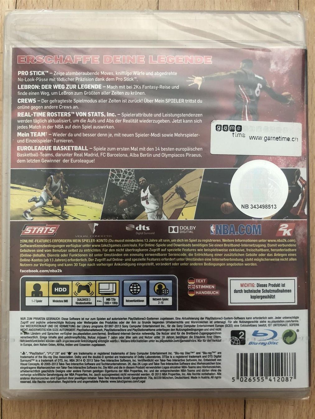 Giochi: NBA 2k14 - PS 3 NEU / Sealed – Nuovo e nell'imballaggio originale da Nussbaumen AG venduto da Pika-Shop 1