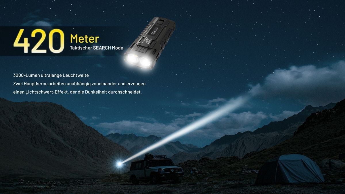 NiteCore Lampade: NITECORE EDC37 - 8000 Lumen – Nuovo e nell'imballaggio originale da Grüningen venduto da Prolumin 2