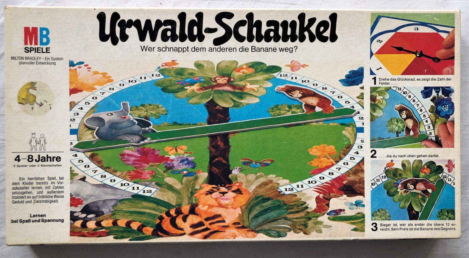 Giochi: Urwald-Schaukel - MB Spiele - 1972 – Usato da Schaffhausen venduto da durruti