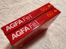 AGFA FeI Ferrocolor HD 60 Kassetten, 2 Stk. Sammlerqualität!