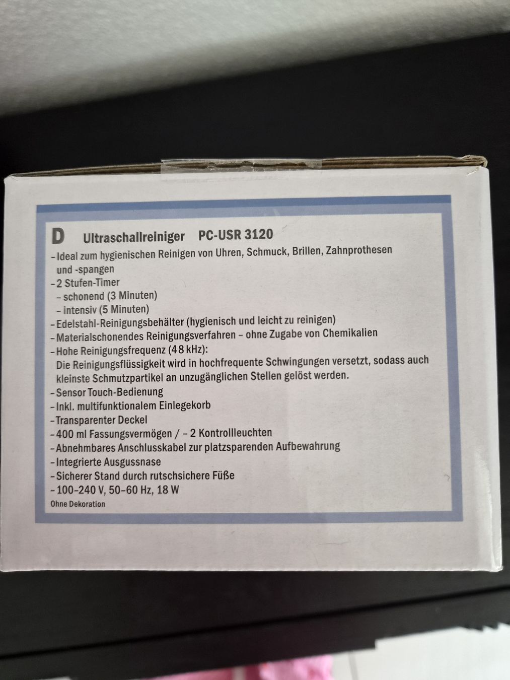 Tutte le macchine: Ultraschallreiniger ProfiCare – Usato da Bülach venduto da Recherchieren 6