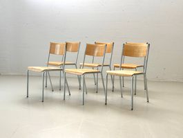 Originale Bigla Stapelstühle – Schweizer Designklassiker