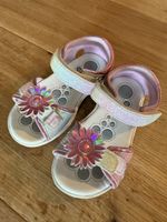 Chicco Kinder Sandalen Gr. 25 – Rosa Glitzer mit Blumen