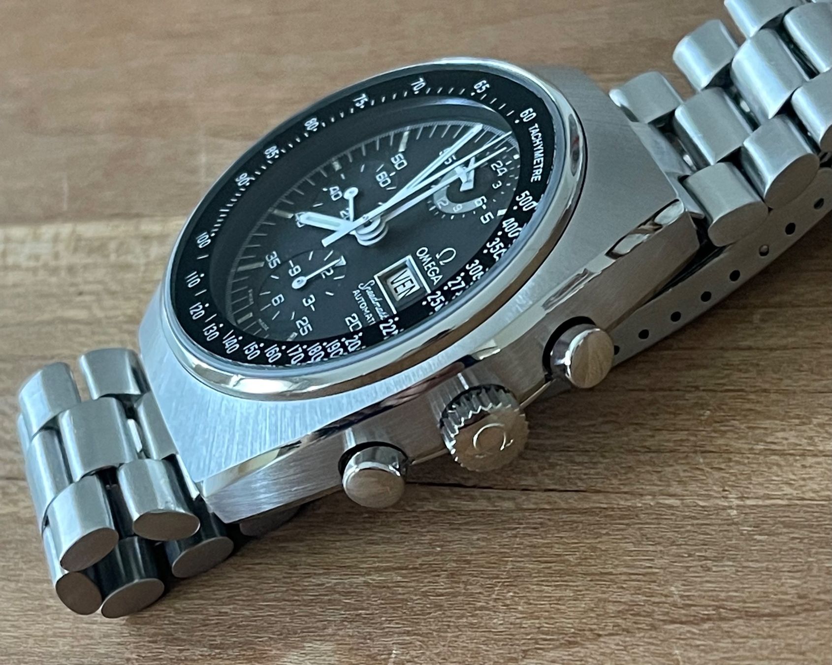 Omega Uhren: Omega Speedmaster Mark 4.5 Automatic 176.0012 inkl. Revision – Gebraucht aus Embrach von  6