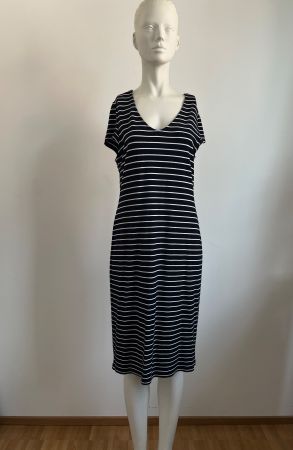 Street One Kleid, gestreift blau-weiss, Gr. 38