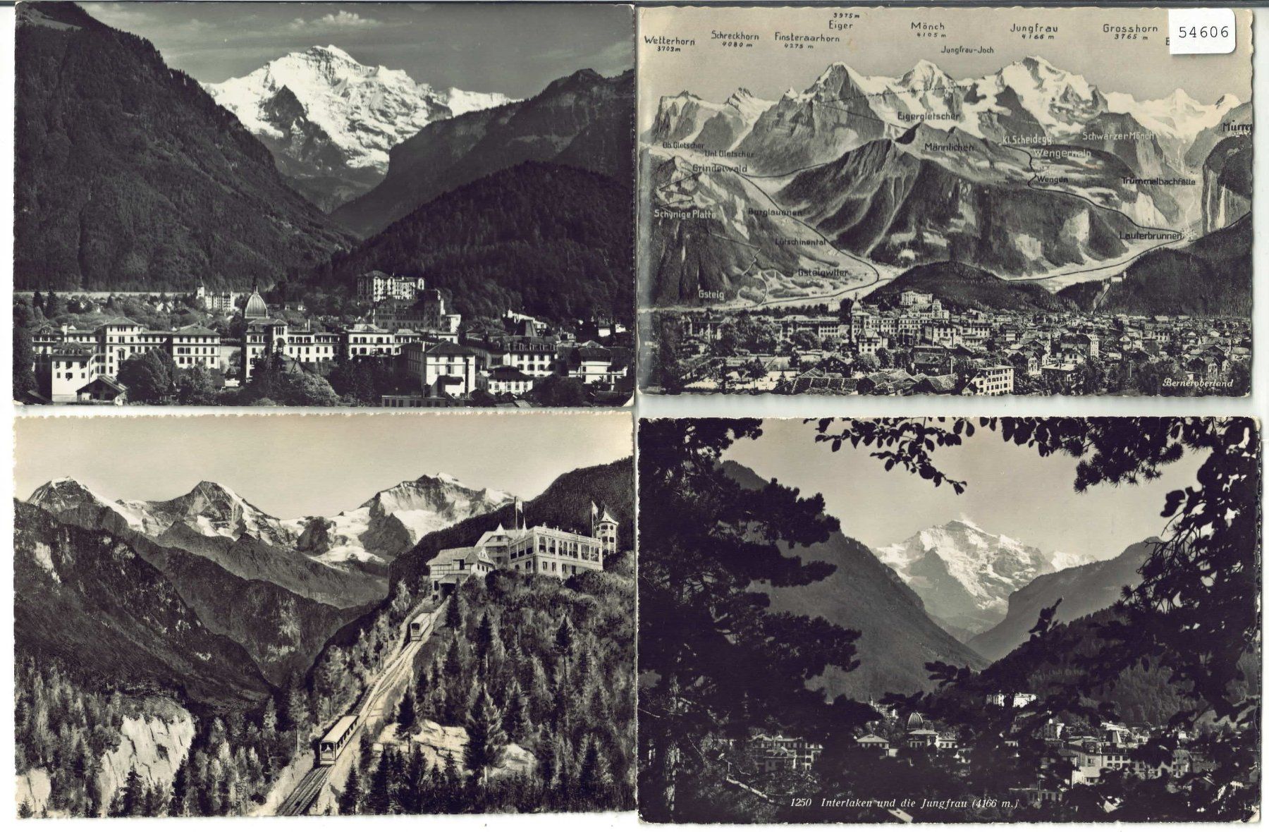 Cartes postales: 4 AK - Interlaken – D'occasion à Ettingen par Kartenplanet