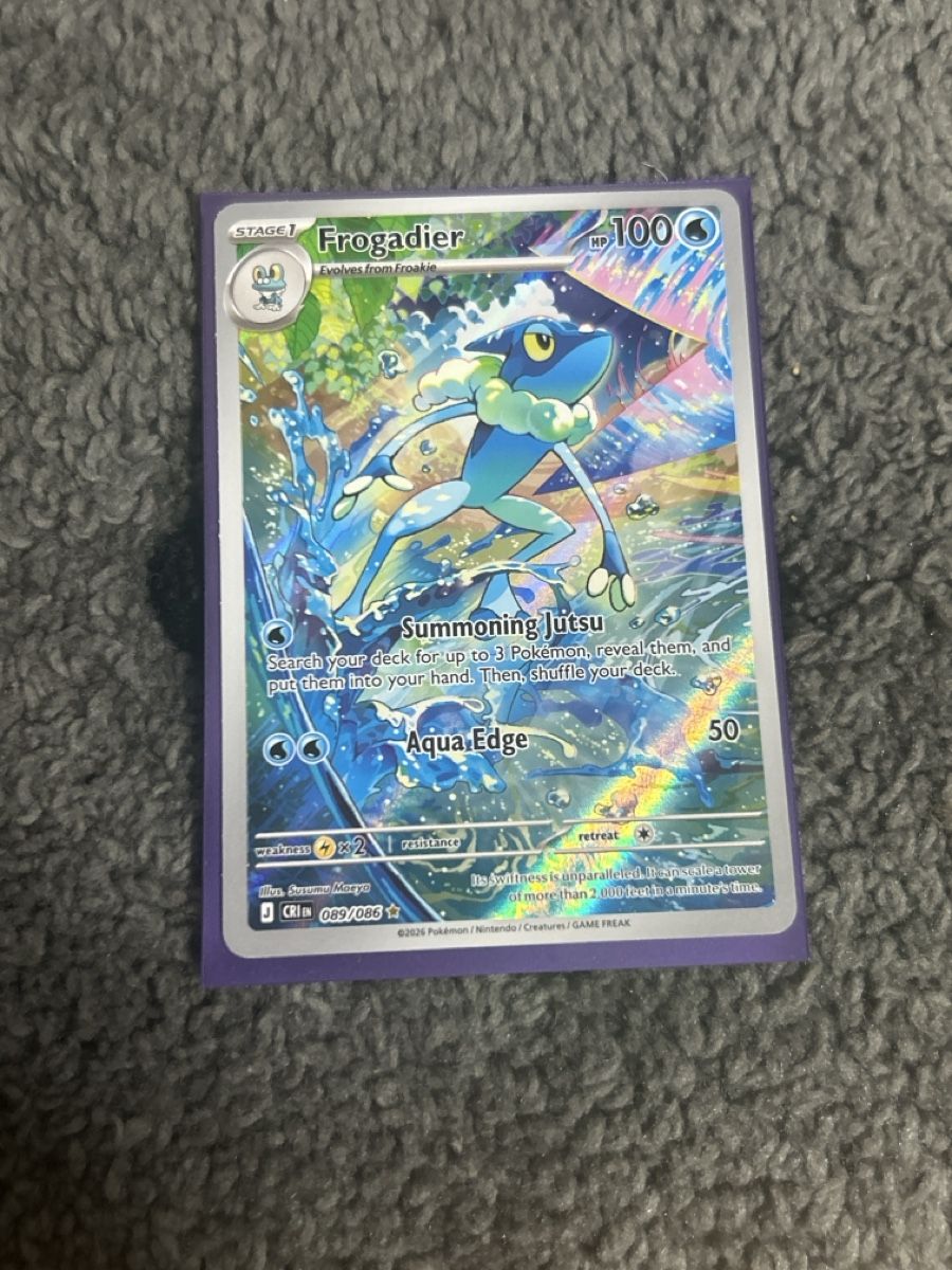 Pokémon Cartes à collectionner: Frogadier (CRI 089) EN – Neuf (Voir description) à Thun par ken2009 2