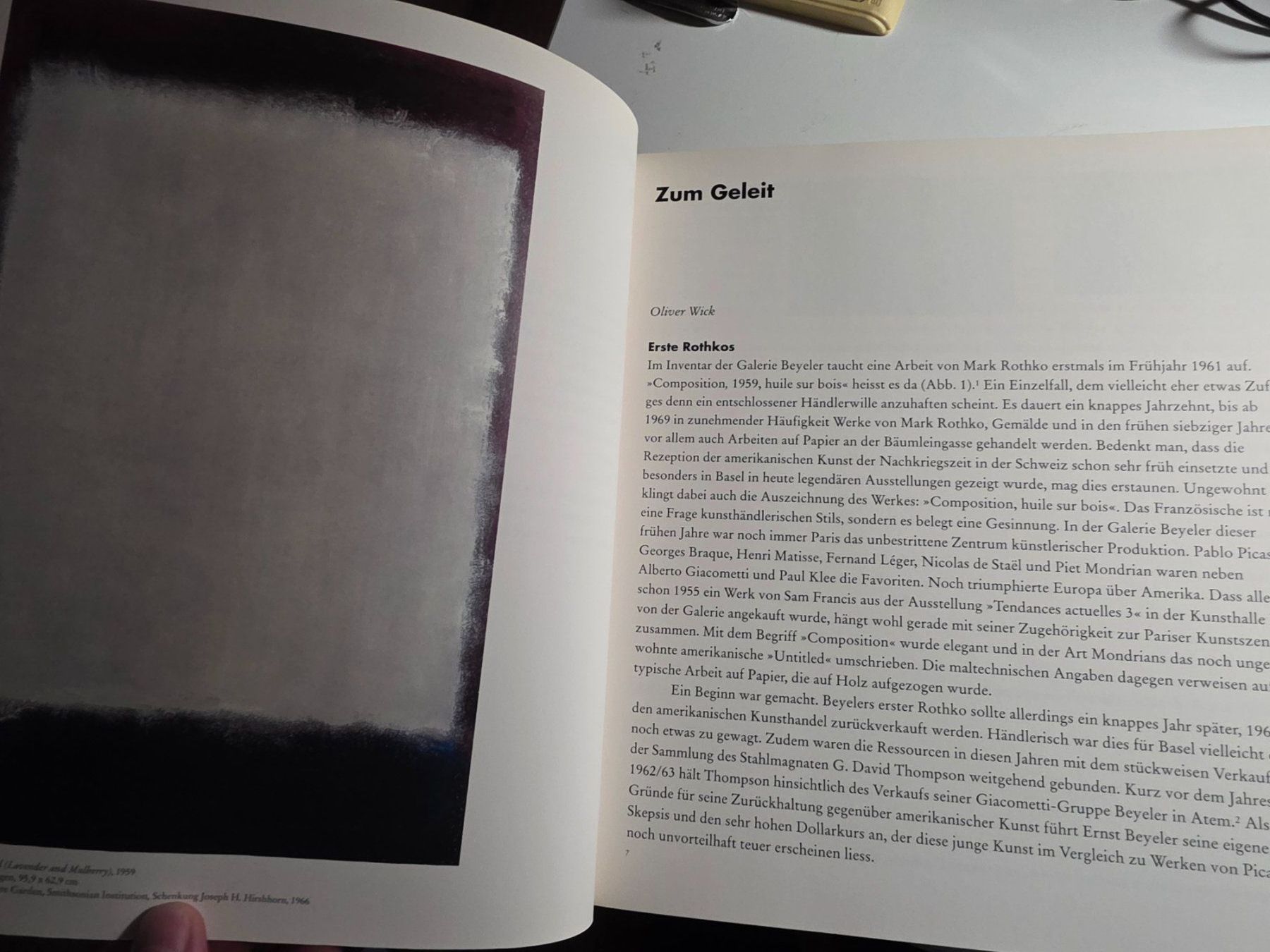 Bücher: Mark Rothko - Foundation Beyeler 2001 – Neu (gemäss Beschreibung) aus Walterswil BE von Lonitti 7