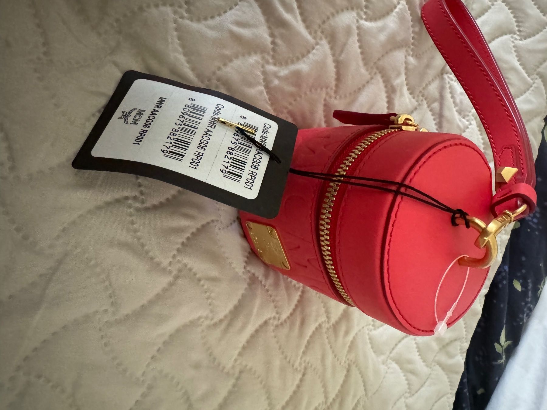 Mcm Borse da donna: Crossbody Tasche mini MCM Cylinder visetos – Nuovo e nell'imballaggio originale da Allschwil venduto da Figidindia 1