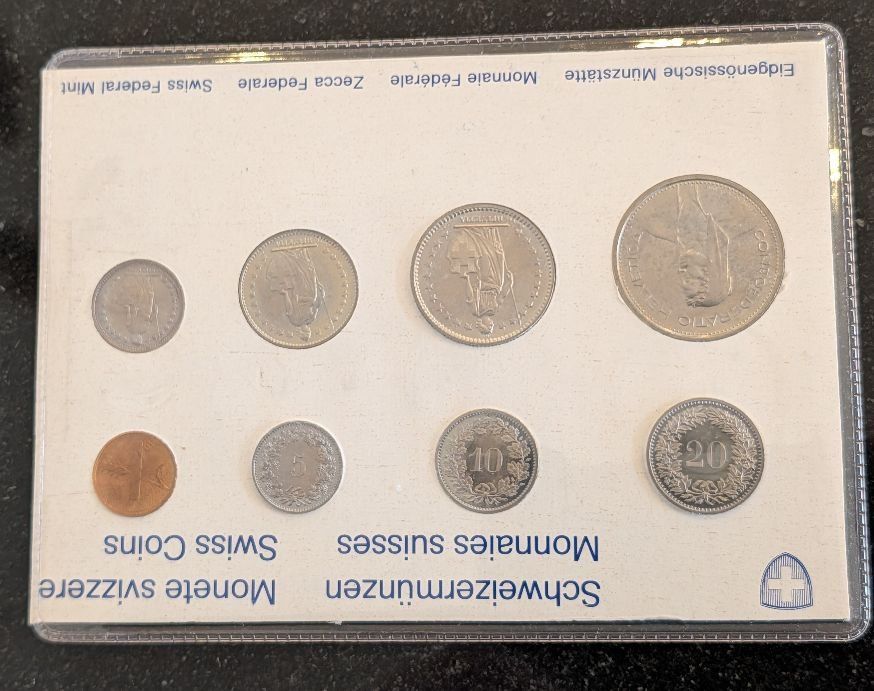 Tutti le monete: CH - Münzsatz 1977 stgl – Nuovo (secondo la descrizione) da Arch venduto da moneyswiss 1