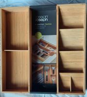 Organiseur d'ustensiles de cuisine en Bambou